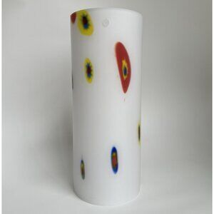 Millefiori Satin Glass Light Fixture Lamp Shade